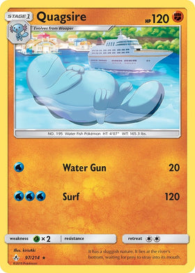 Quagsire [97/214] [Unbroken Bonds] Reverse Holofoil