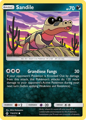 Sandile [114/214] [Unbroken Bonds] Reverse Holofoil