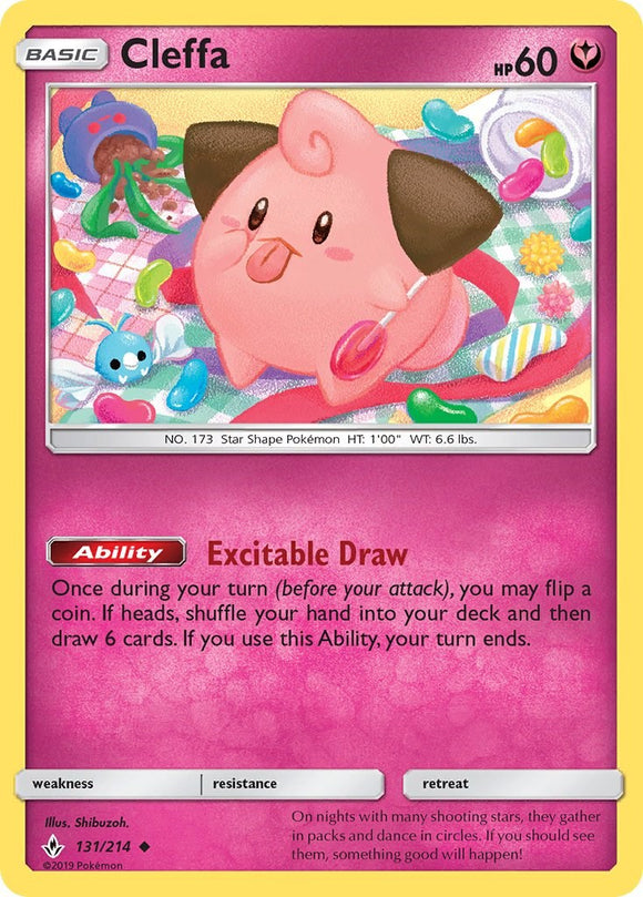 Cleffa [131/214] [Unbroken Bonds] Reverse Holofoil