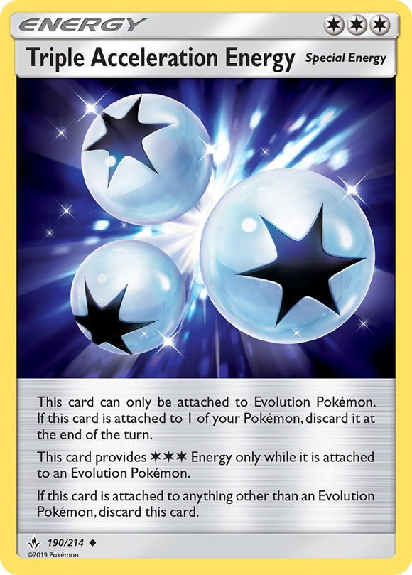 Triple Acceleration Energy [190/214] [Unbroken Bonds] Reverse Holofoil