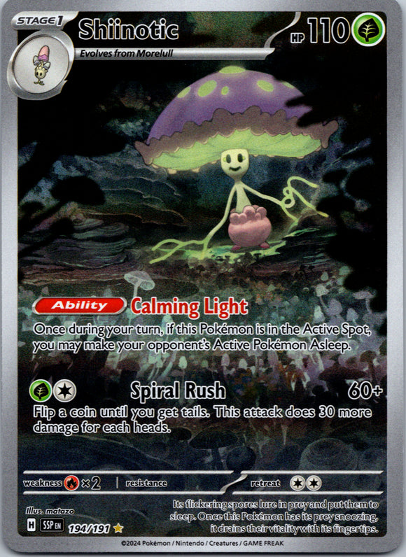 Shiinotic [194/191] - (Surging Sparks) Holofoil