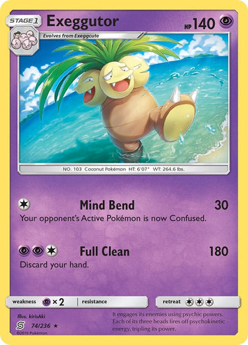 Exeggutor [74/236] [Unified Minds] Reverse Holofoil