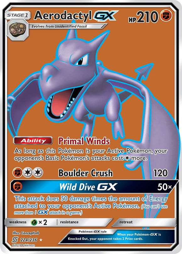 Aerodactyl GX [224/236] [Unified Minds] Holofoil