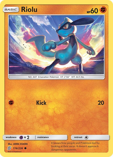 Riolu [116/236] [Unified Minds] Reverse Holofoil