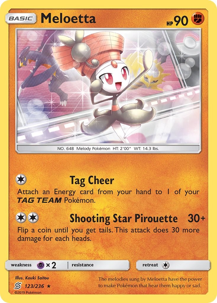 Meloetta [123/236] [Unified Minds] Reverse Holofoil