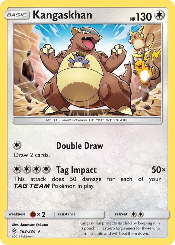 Kangaskhan [163/236] [Unified Minds] Reverse Holofoil