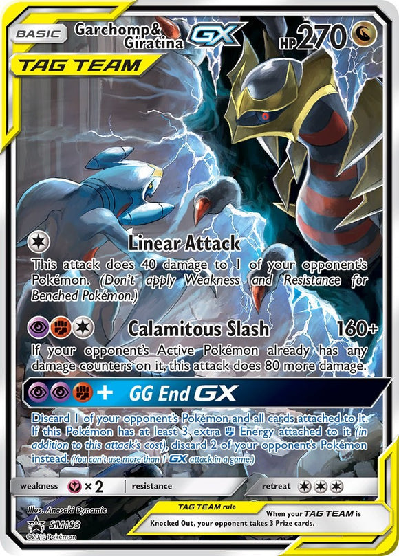Garchomp & Giratina GX - SM193 [SM193] [SM Promos] Holofoil