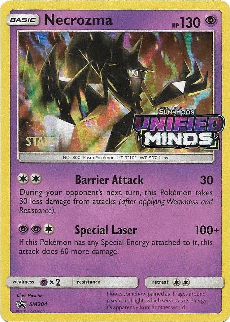 Necrozma - SM204 (Prerelease) [Staff] [SM204] [SM Promos] Holofoil