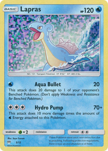 Lapras - 5/12 [005/012] [McDonald's Promos 2019] Holofoil