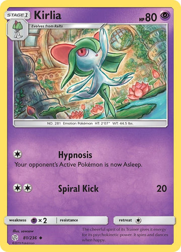 Kirlia [81/236] [Cosmic Eclipse] Reverse Holofoil