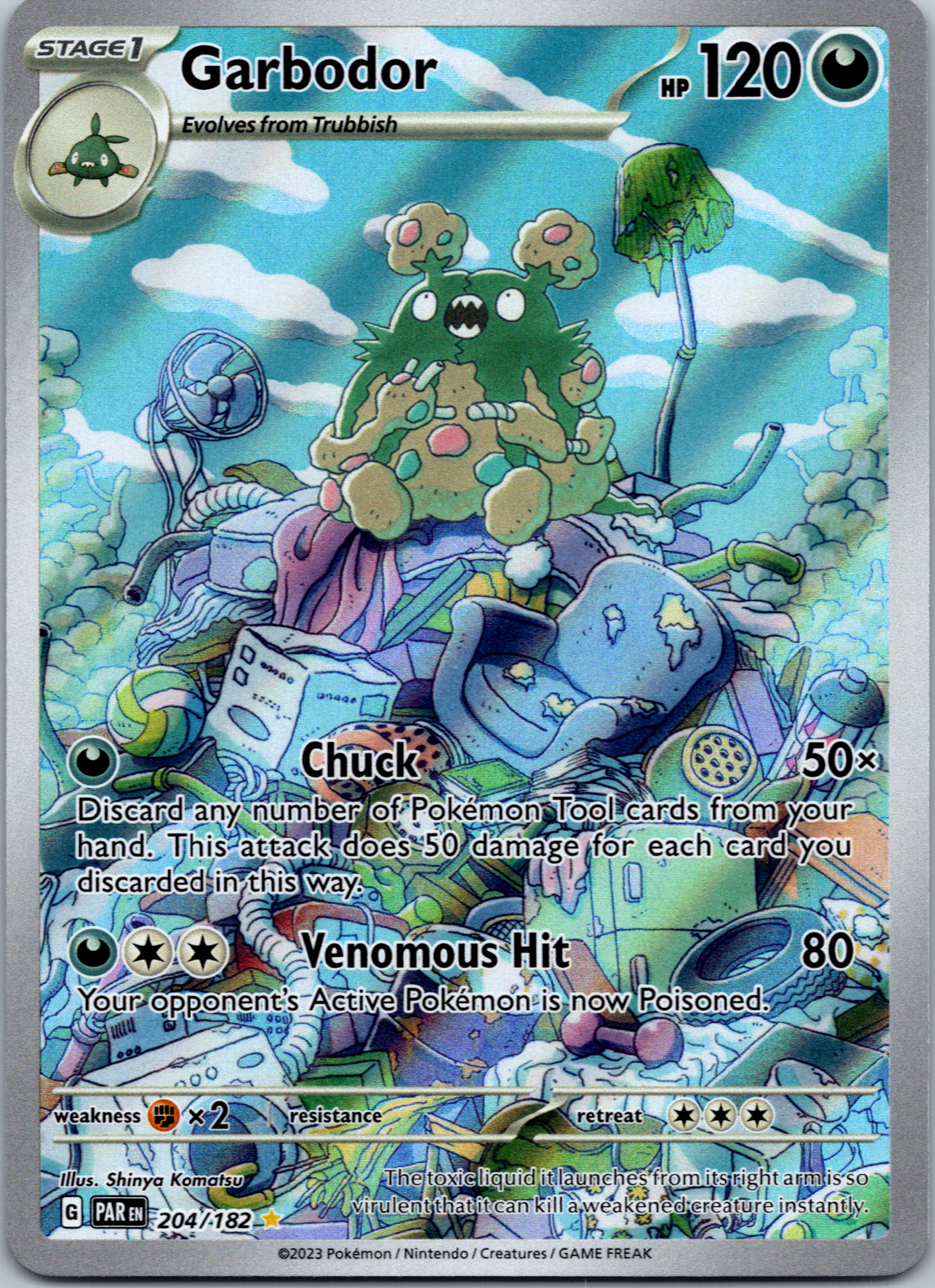 Garbodor (204/182) - [Scarlet & Violet: Paradox Rift] Holofoil