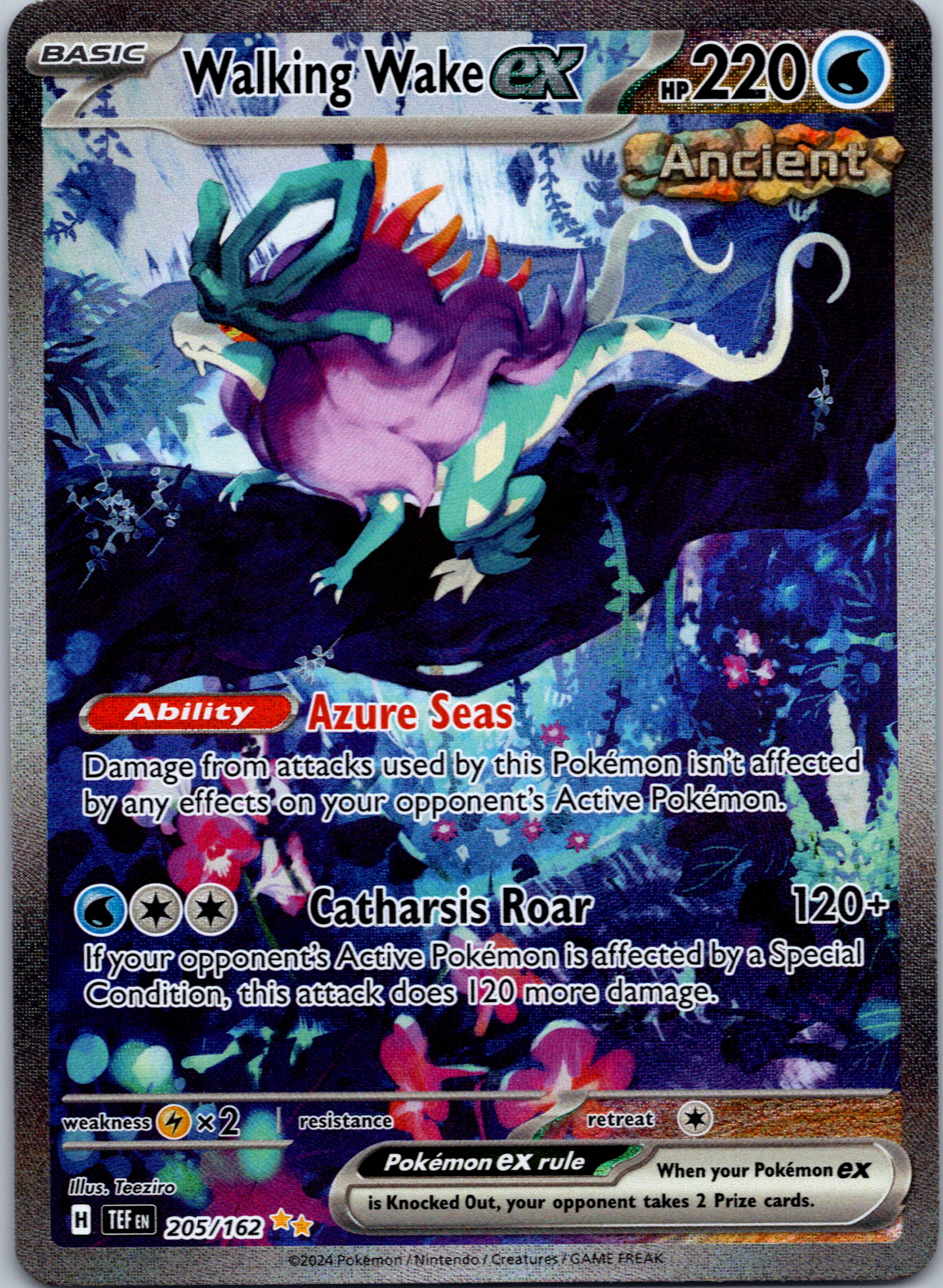 Walking Wake ex [205/162] - (Temporal Forces) Holofoil