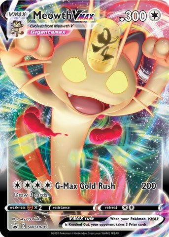 Meowth VMAX [SWSH005] [Sword & Shield Promo Cards] Holofoil