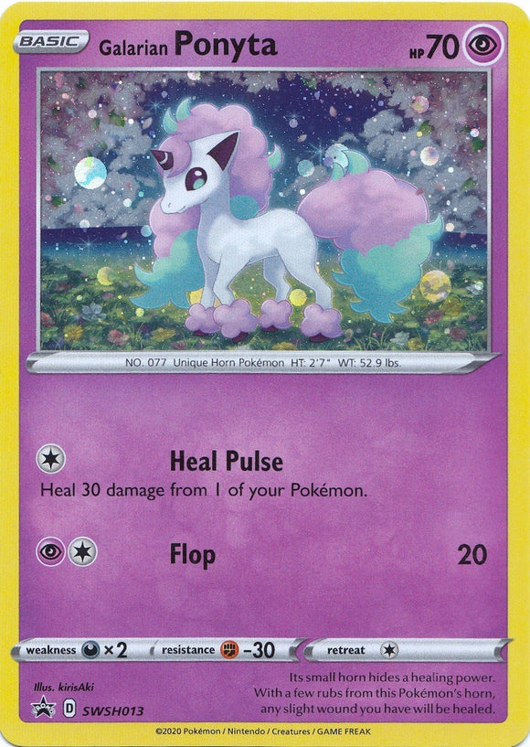 Galarian Ponyta [SWSH013] [Sword & Shield Promo Cards] Holofoil