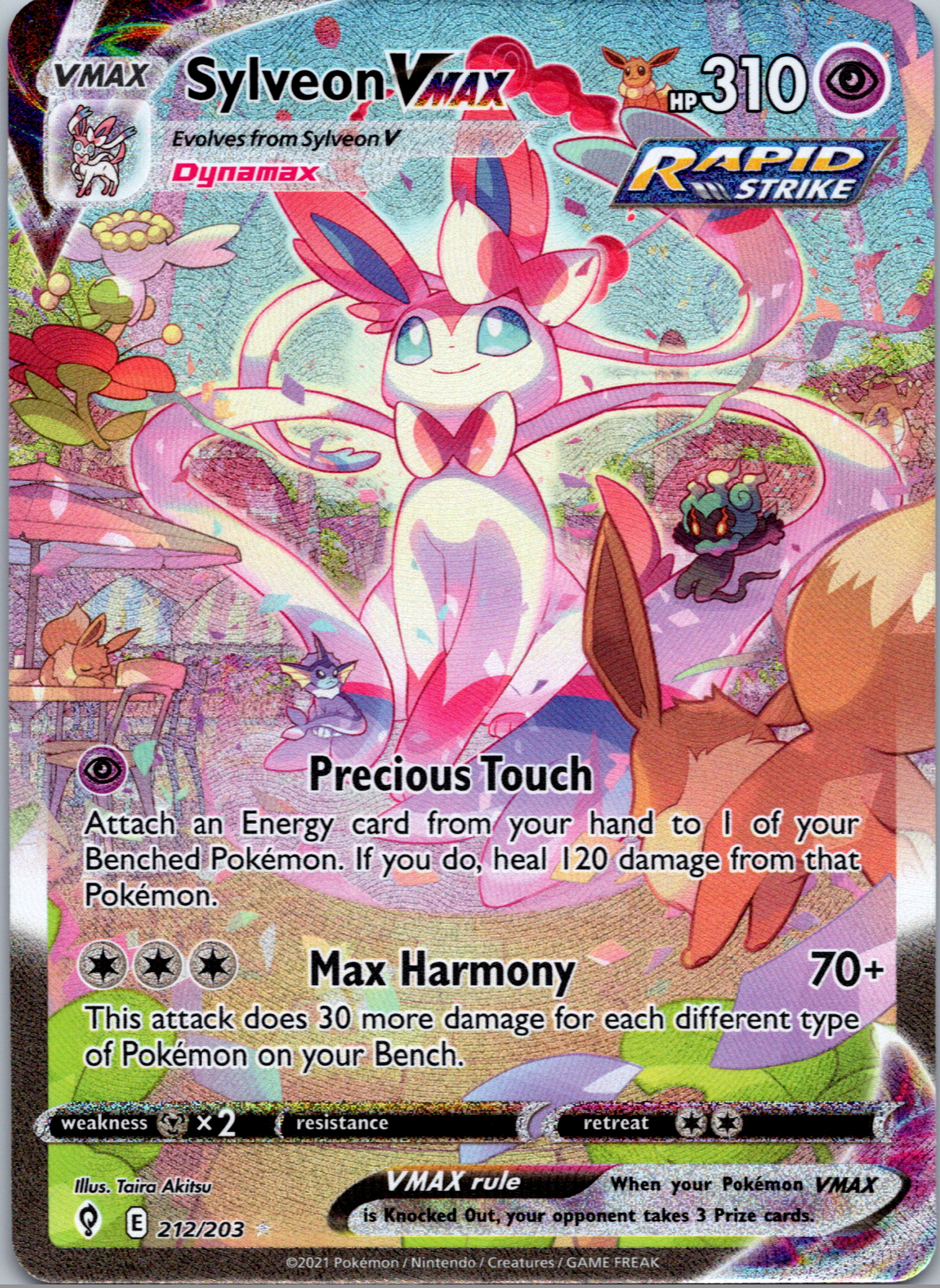 Sylveon VMAX (212/203) [Sword & Shield: Evolving Skies]