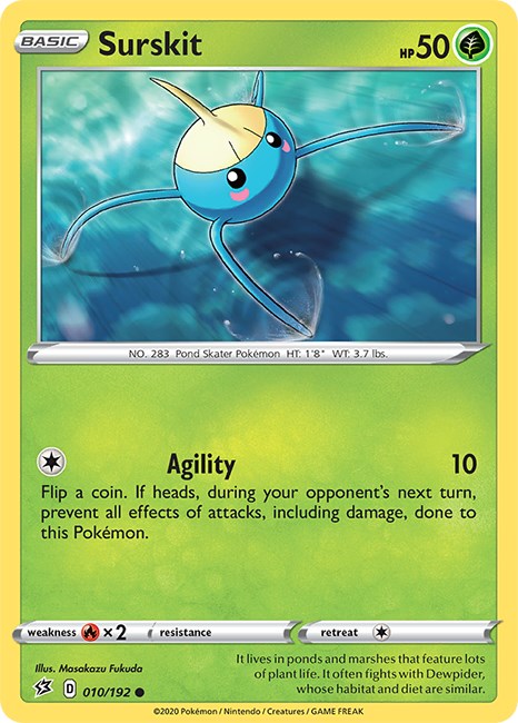 Surskit [010/192] [Rebel Clash] Reverse Holofoil