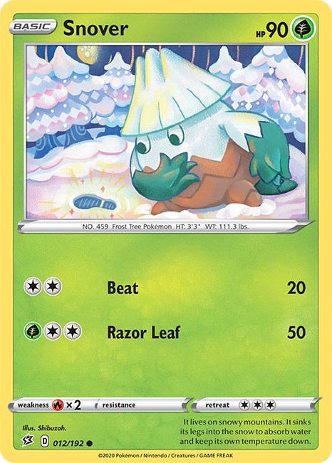 Snover [012/192] [Rebel Clash] Reverse Holofoil