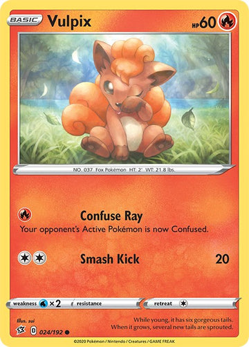 Vulpix [024/192] [Rebel Clash] Reverse Holofoil