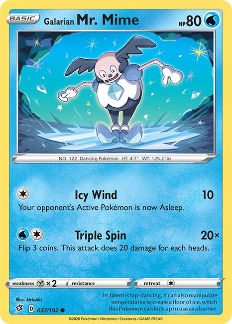 Galarian Mr. Mime [037/192] [Rebel Clash] Reverse Holofoil