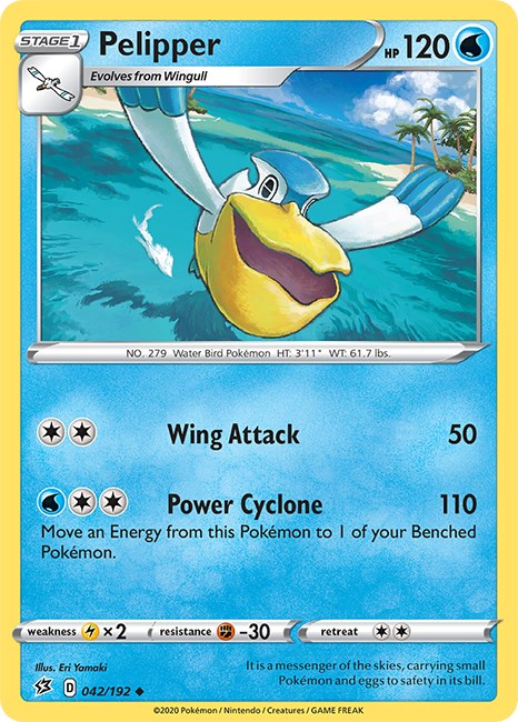 Pelipper [042/192] [Rebel Clash] Reverse Holofoil