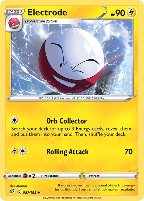 Electrode [057/192] [Rebel Clash] Reverse Holofoil