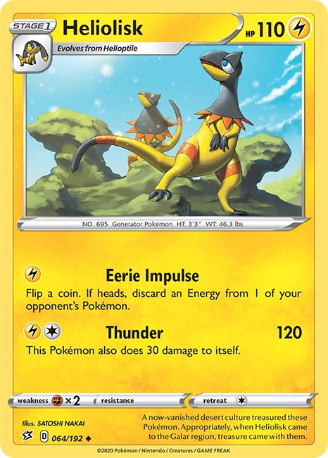 Heliolisk [064/192] [Rebel Clash] Reverse Holofoil