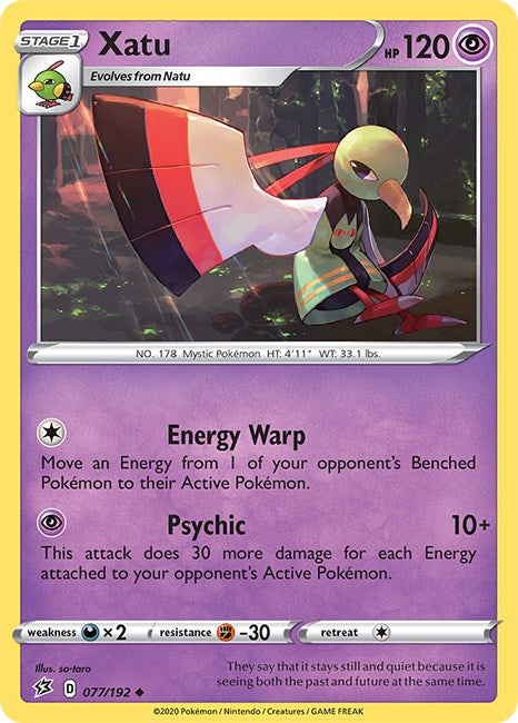 Xatu [077/192] [Rebel Clash] Reverse Holofoil
