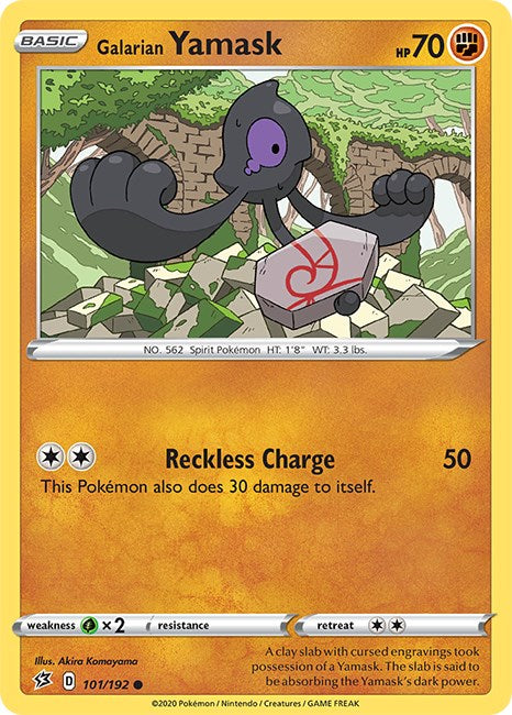 Galarian Yamask [101/192] [Rebel Clash] Reverse Holofoil