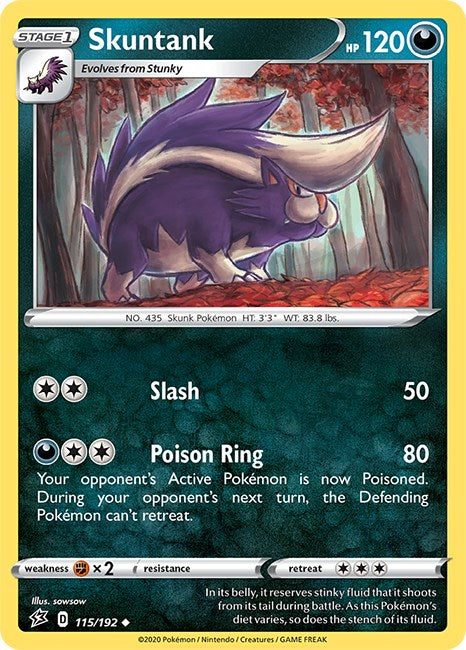 Skuntank [115/192] [Rebel Clash] Reverse Holofoil