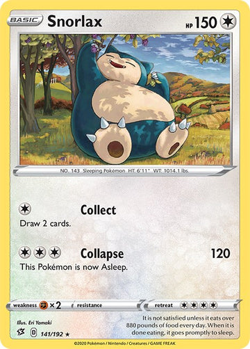 Snorlax [141/192] [Rebel Clash] Reverse Holofoil