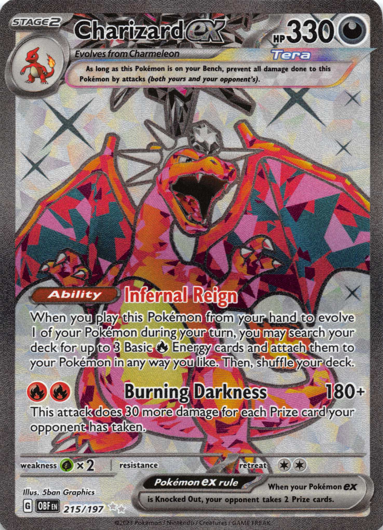 Charizard ex (215/197) [Scarlet & Violet: Obsidian Flames]