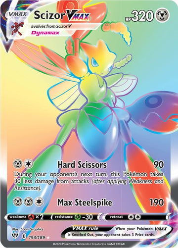 Scizor VMAX (Secret) (193/189) [SWSH03: Darkness Ablaze]