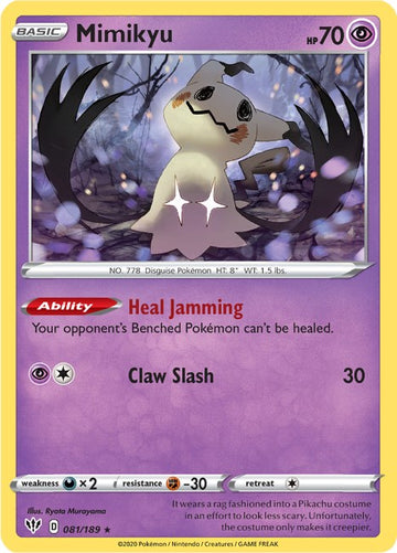 Mimikyu [081/189] [Darkness Ablaze] Reverse Holofoil