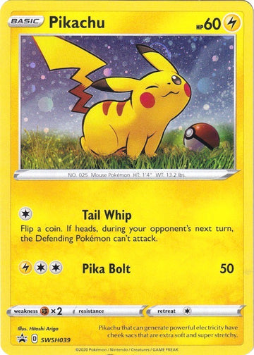 Pikachu [SWSH039] [Sword & Shield Promo Cards] Holofoil