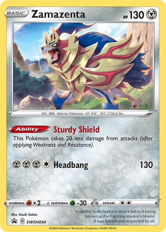 Zamazenta [SWSH034] [Sword & Shield Promo Cards] Holofoil