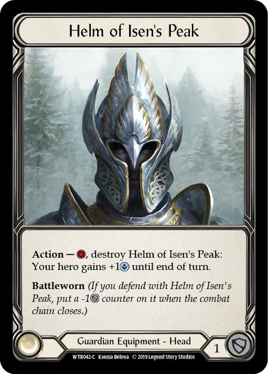 Helm of Isen's Peak [WTR042-C] [Welcome to Rathe] 1st Edition Normal