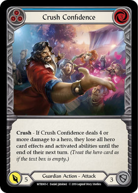 Crush Confidence (Blue) [WTR065] [Welcome to Rathe] Unlimited Edition Rainbow Foil