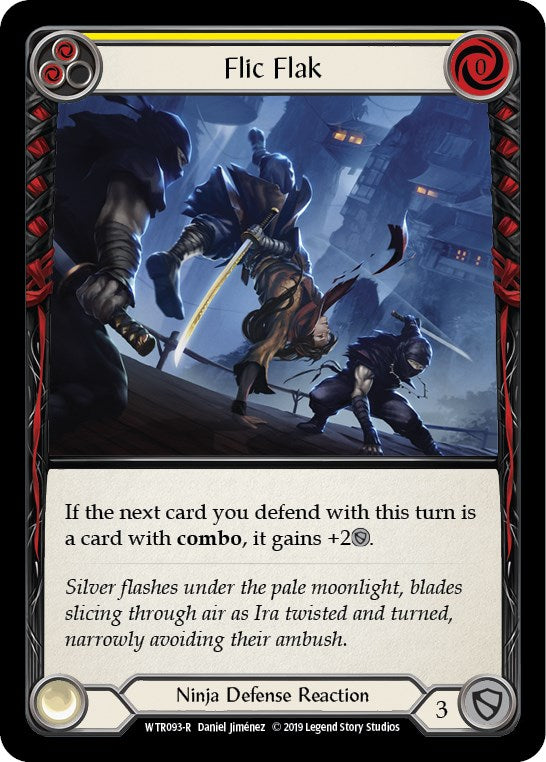 Flic Flak (Yellow) [WTR093] Unlimited Rainbow Foil