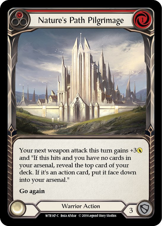 Nature's Path Pilgrimage (Red) [WTR147] Unlimited Rainbow Foil