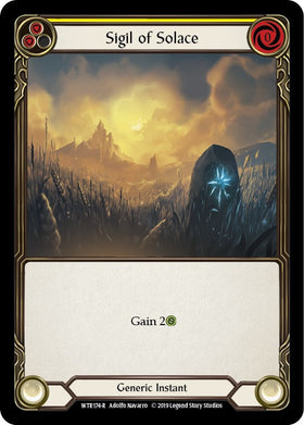 Sigil of Solace (Yellow) [WTR174] [Welcome to Rathe] 1st Edition Normal