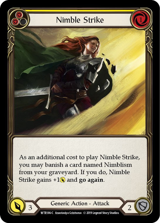 Nimble Strike (Yellow) [WTR186] Unlimited Normal
