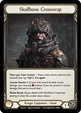 Skullbone Crosswrap [ARC041] Unlimited Rainbow Foil