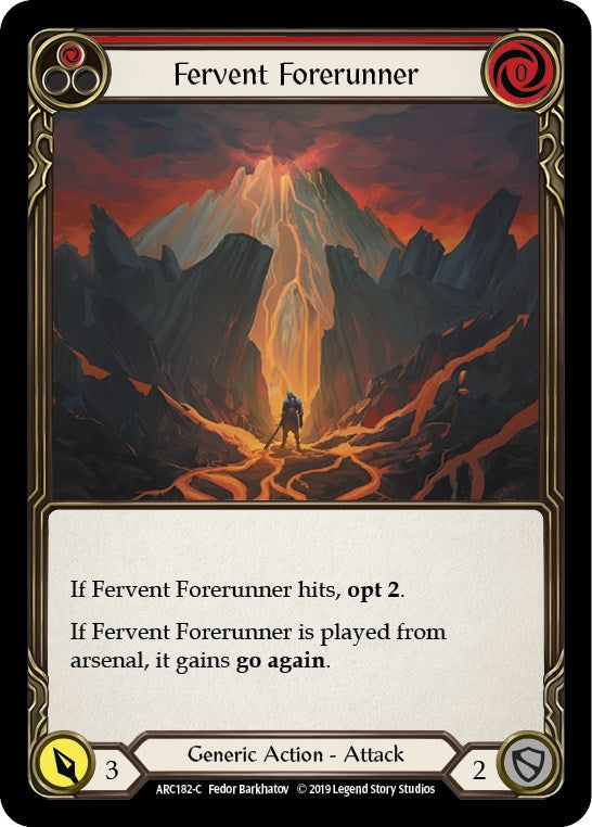 Fervent Forerunner (Red) [ARC182] Unlimited Normal