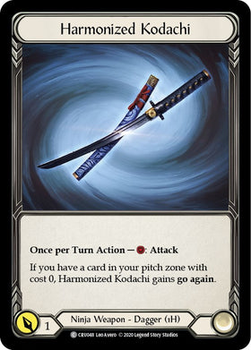 Harmonized Kodachi [CRU048] [Crucible of War] Unlimited Edition Normal