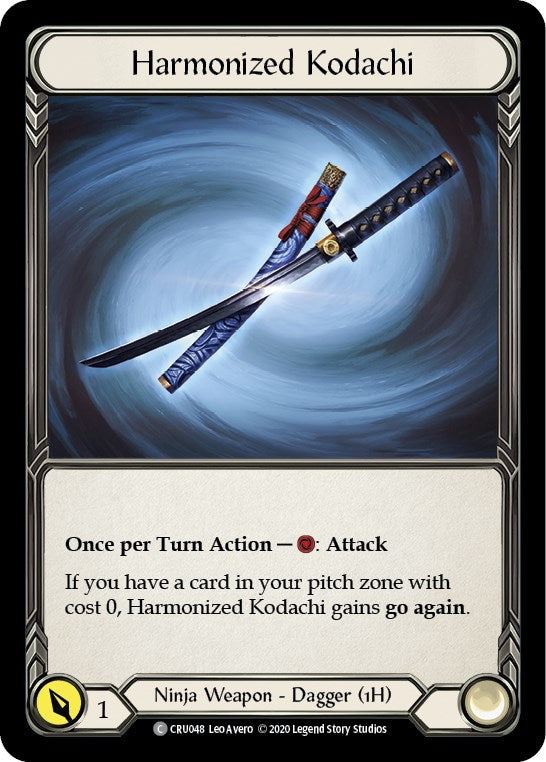 Harmonized Kodachi [CRU048] [Crucible of War] Unlimited Edition Rainbow Foil