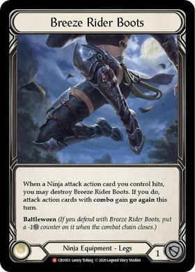Breeze Rider Boots [CRU053] [Crucible of War] Unlimited Edition Rainbow Foil