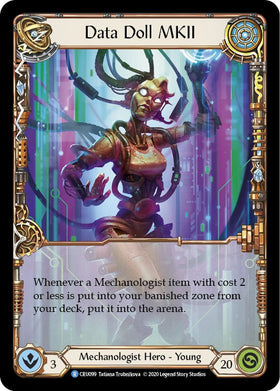 Data Doll MKII (Rainbow Foil) [CRU099-RF] Unlimited Rainbow Foil