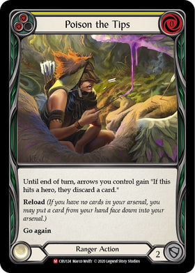 Poison the Tips (Rainbow Foil) [CRU124-RF] Unlimited Rainbow Foil