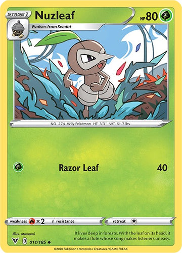 Nuzleaf [011/185] [Vivid Voltage] Reverse Holofoil