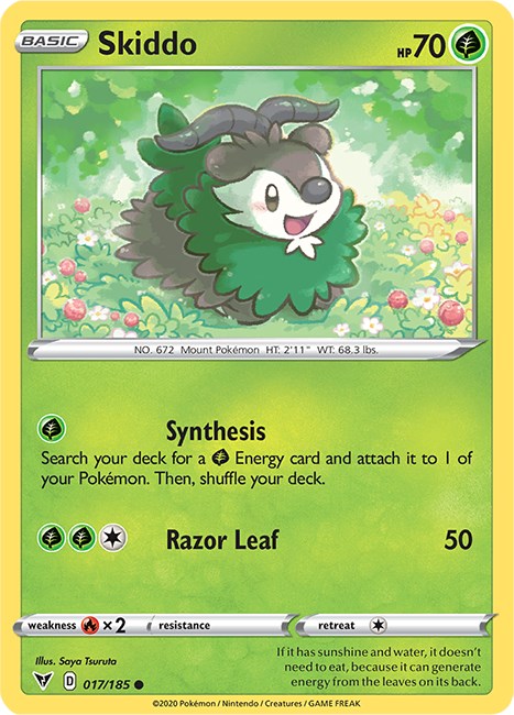Skiddo [017/185] [Vivid Voltage] Reverse Holofoil
